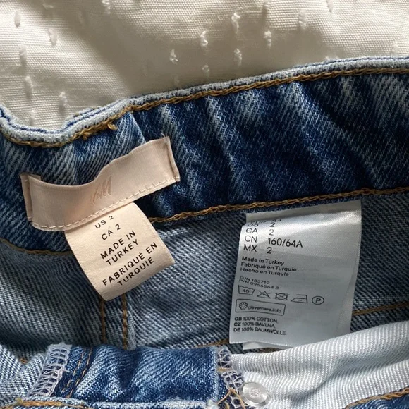 H&M Wide Leg High Rise Jeans - Picture 5 of 5